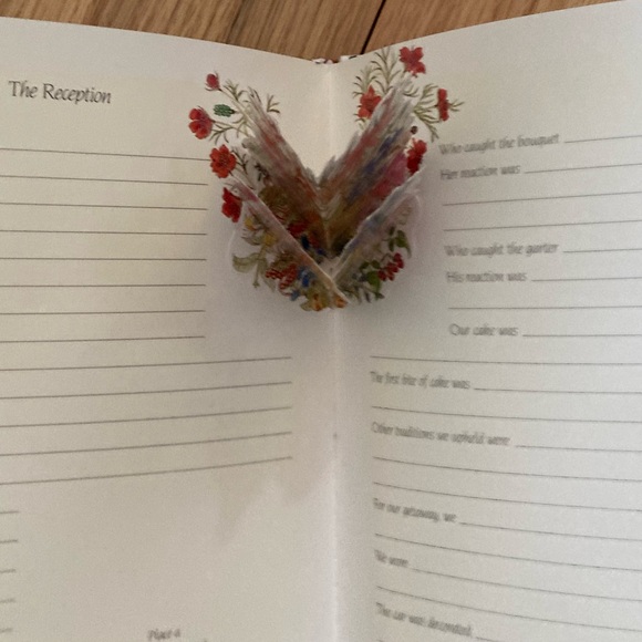 NWOT “Our Wedding Album” Keepsake (hardcover) Book w/3D pop up
Illustrations - Picture 7 of 16